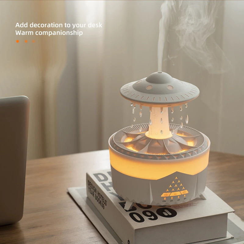 UFO Raindrop Humidifier & Aroma Diffuser