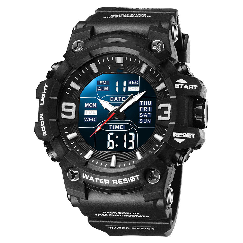 Men's Sports Waterproof Multifunctional Electronic Watch