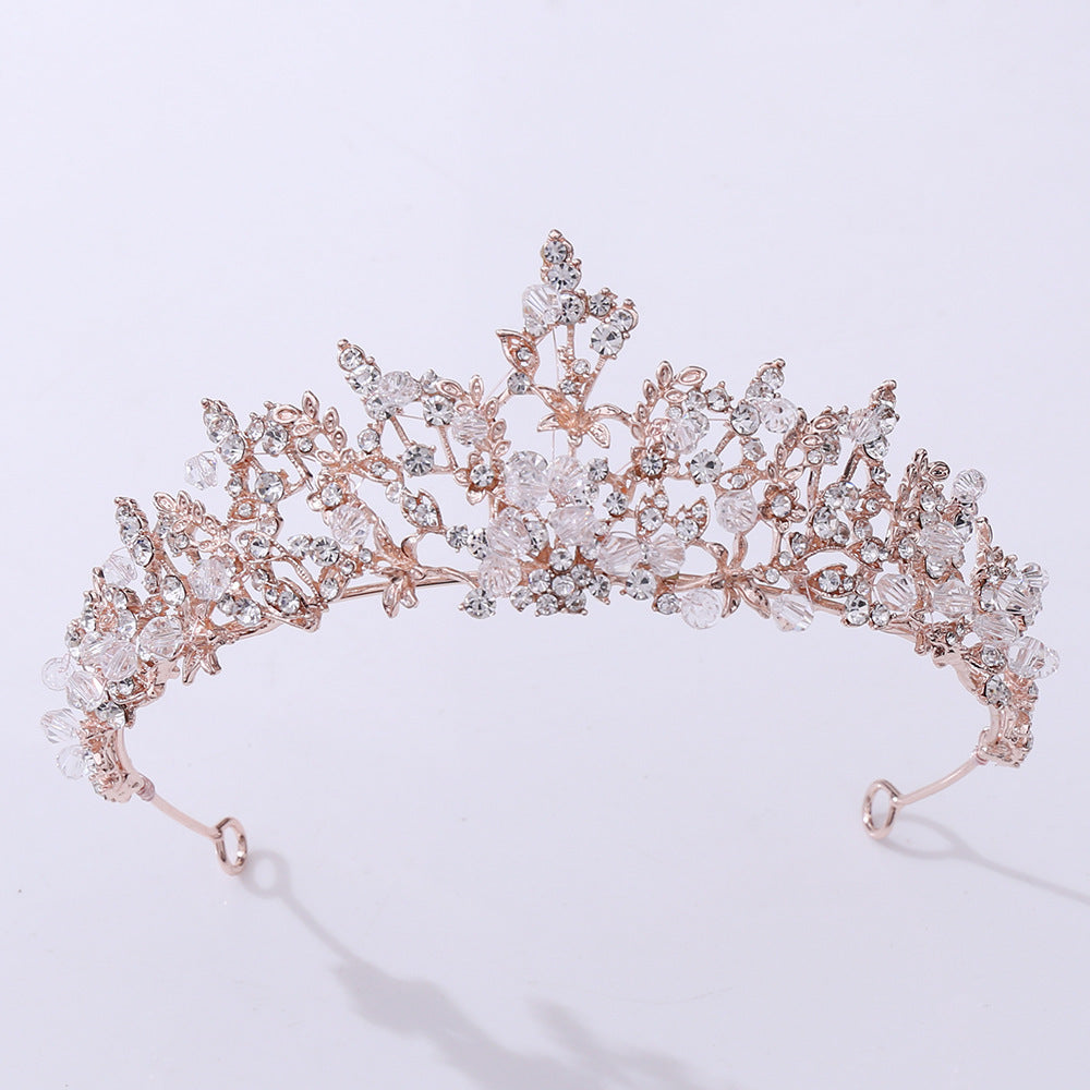 Bridal Jewelry Exquisite Handmade Crystal Crown