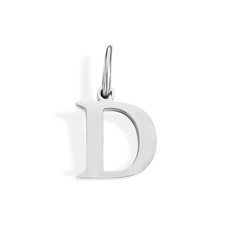 26 Letter Pendant Couple Bracelet Necklace English Pendant