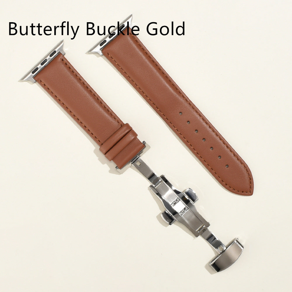 Men's Minimalist And Versatile Cowhide Strap