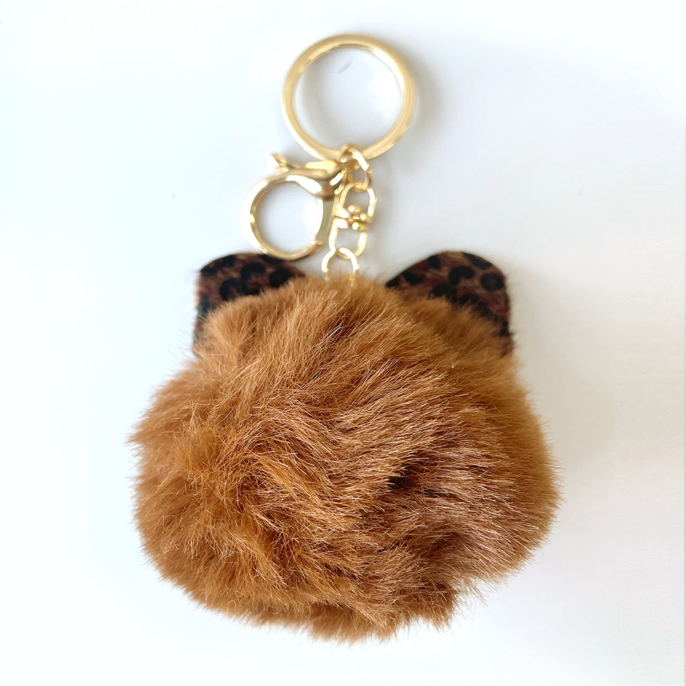 Beaded Card Bag Wool Ball Bottle Opener Finger Tiger Key Self-defense Key Buckle Set