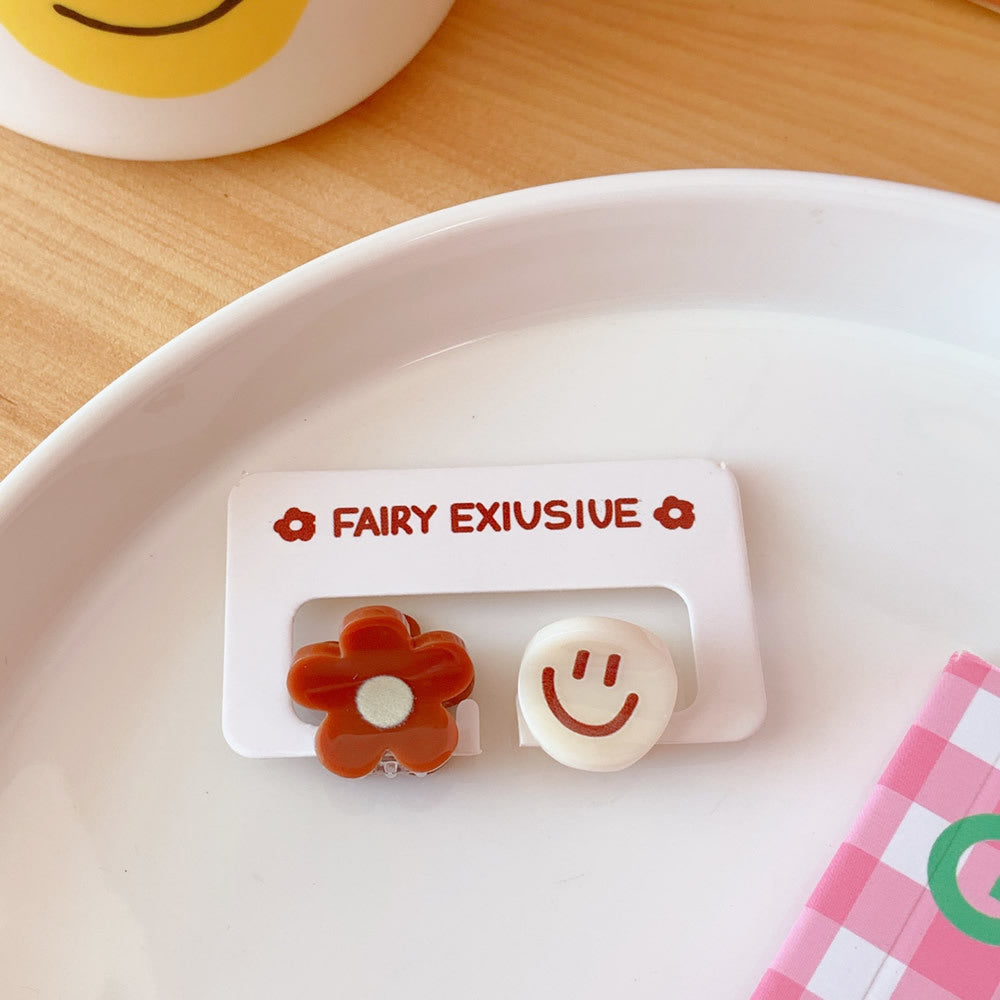 Cute Cartoon Mini Hair Clips for Girls