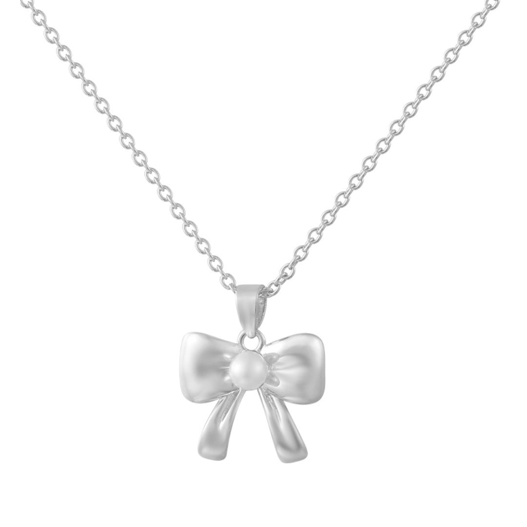 Women's Fashion Bowknot Necklace Earrings