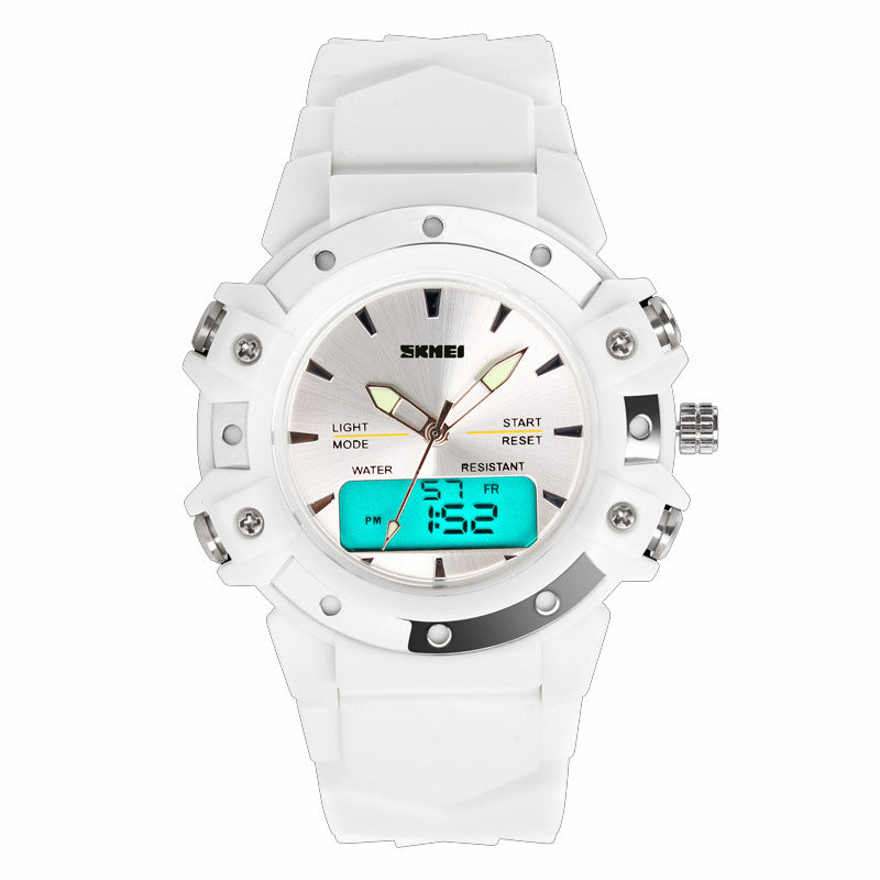 Hipster Double Display Electronic Watch Multifunctional Student Watch