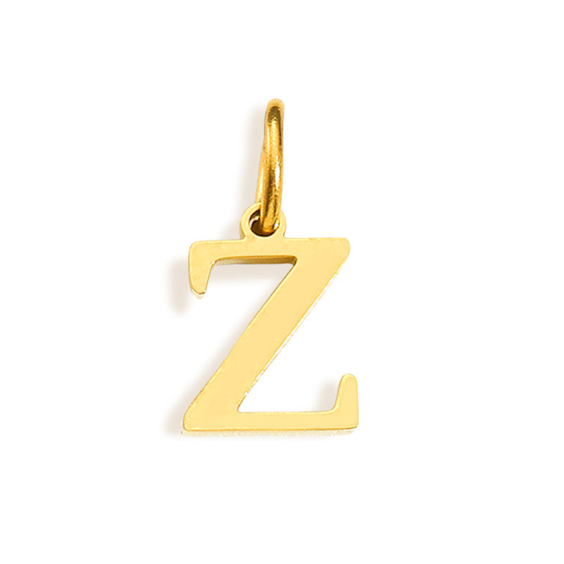 26 Letter Pendant Couple Bracelet Necklace English Pendant