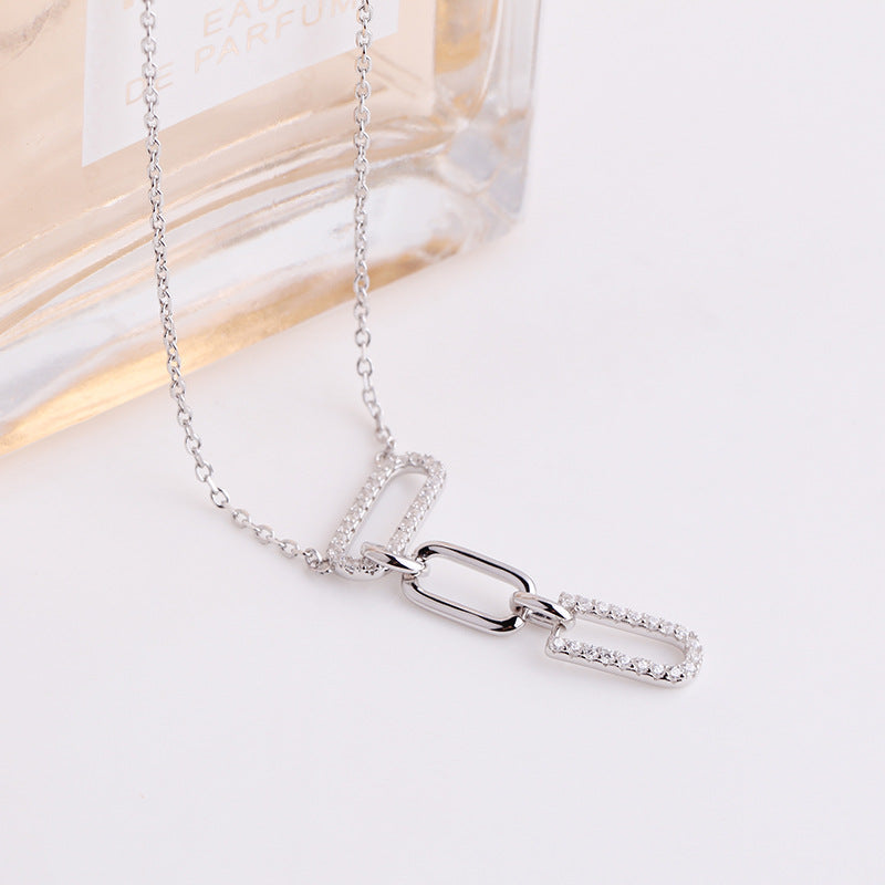 Simple Fashion Geometric Clavicle Chain