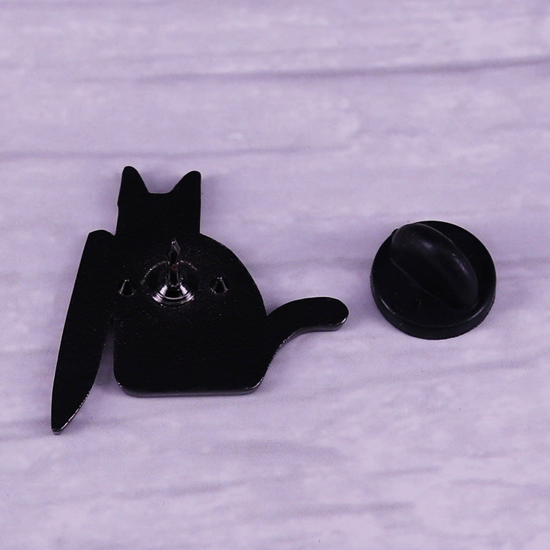 Killer Cat Brooch Halloween Cartoon Accessories