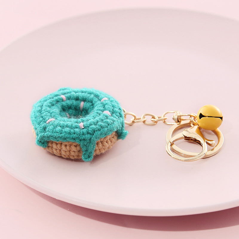 Wool Ball Keychain Pendant Chain Creative Fruit