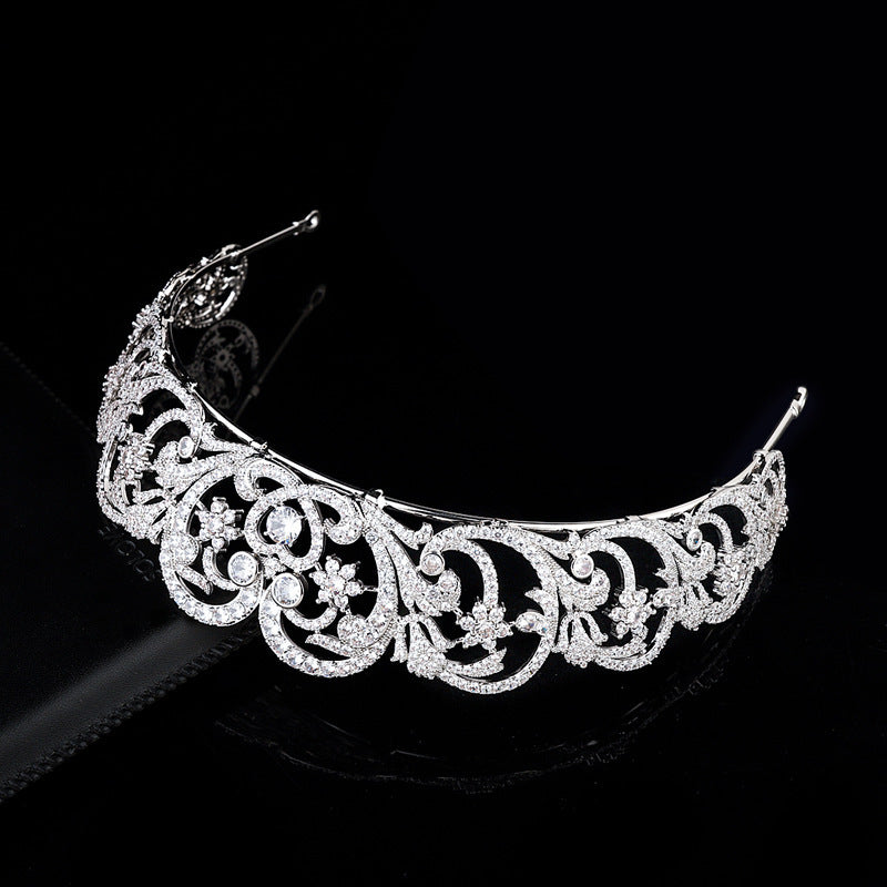 Crown Bridal Wedding Zircon Stone Jewelry Wedding Accessories