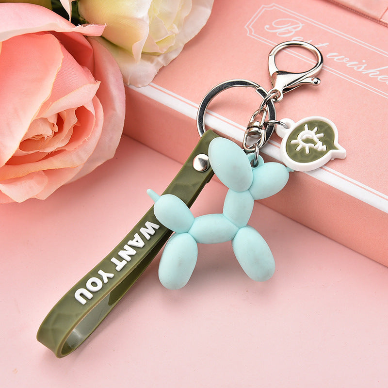 Balloon Dog Keychain Doll Pendant