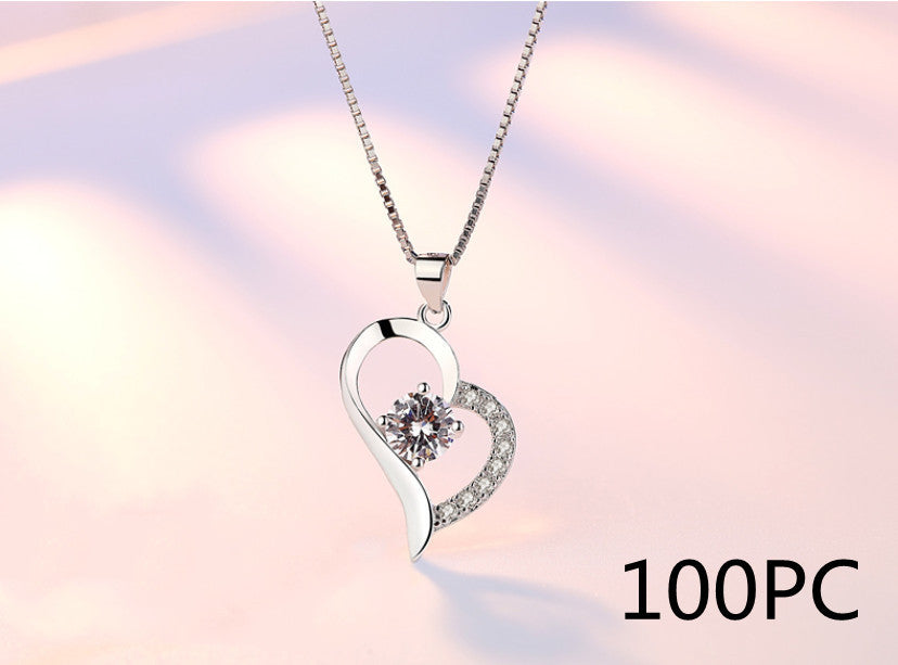 Women's Sweet Heart Shaped Heart Pendant