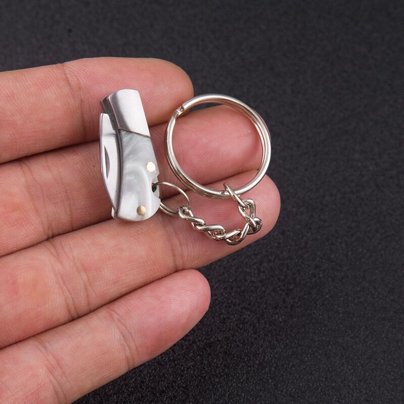 Split Express Folding Knife Pocket Keychain Knife