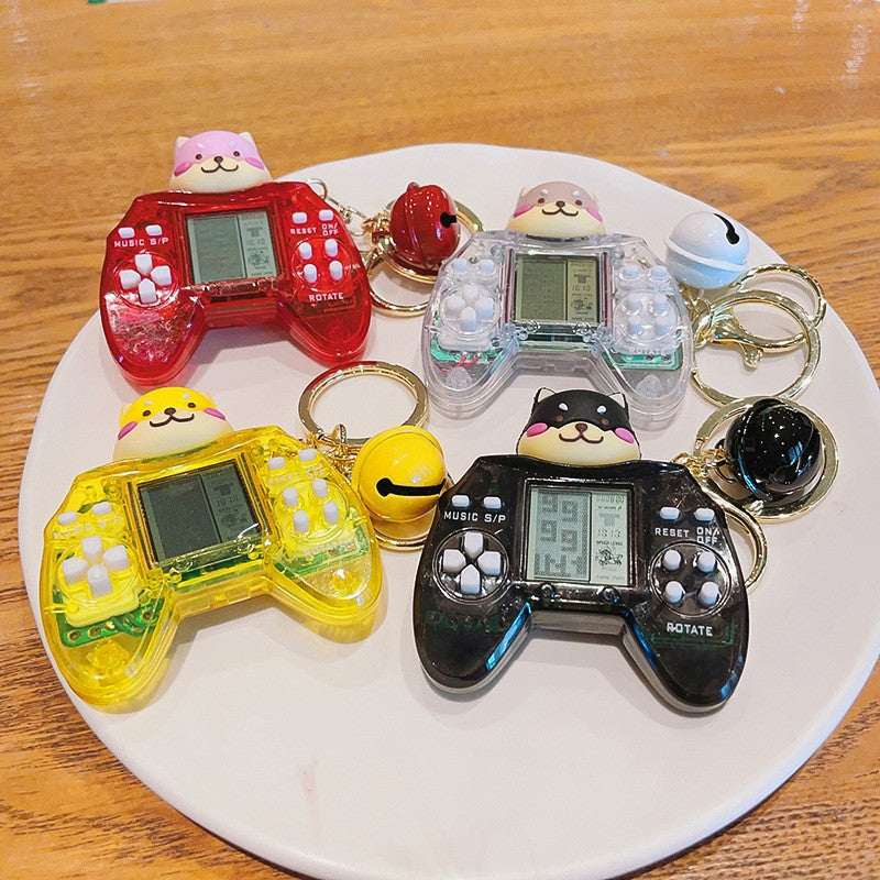 Cartoon Mini Handle Game Console Keychain