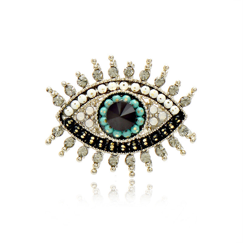 Women's Fashion Vintage Creative Devil's Eye Brooch