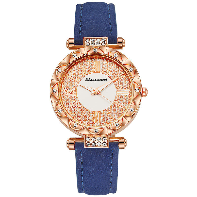 Diamond-encrusted Starry Belt Women's Quartz Watch