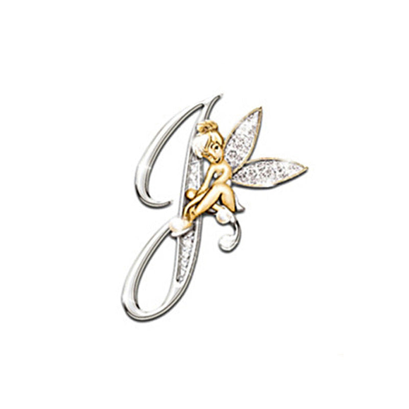 Women's Fashion 26 English Letter Brooch