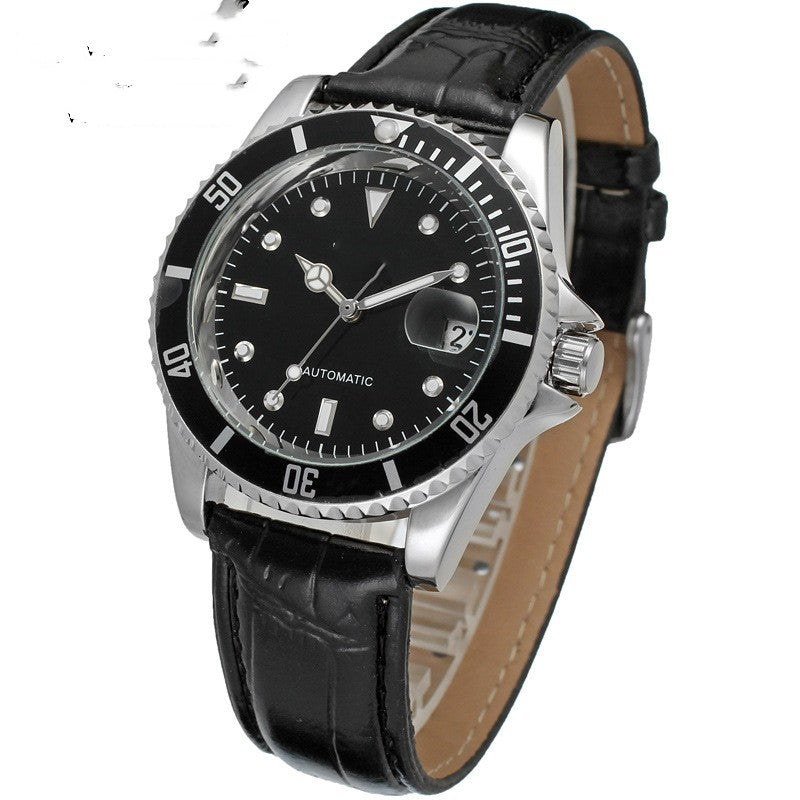 Men's Fashion Casual Belt Automatic Mechanical Watch