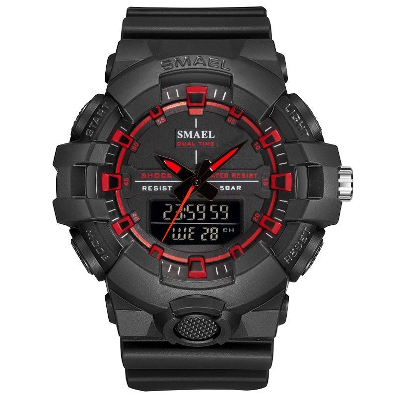 Sports Dual Display Men's Calendar Watch