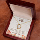 Forever Love Necklace with Message Card : Gifts for Wife - My Beautiful Wife If I Had to Choose Between Loving You and Breathing - For Anniversary