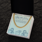 Birthday Gifts for Him: 67th Birthday Gift - Cuban Link Chain with Message Card - For Husband, Boyfriend, Brother, Son, Friend