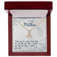 Alluring Beauty Necklace With Message Card : Gifts For Mom - Thank You For Always Being There For Me - For Mother's Day, Birthday