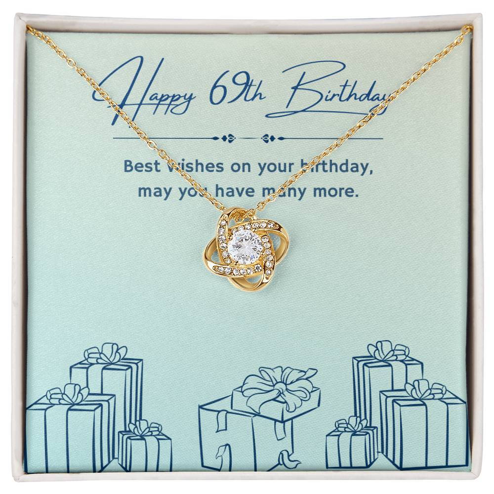 Birthday Gifts for Him: 69th Birthday Gift - Cuban Link Chain with Message Card - For Husband, Boyfriend, Brother, Son, Friend