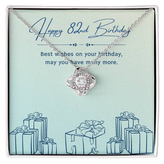 Birthday Gifts for Him: 82nd Birthday Gift - Cuban Link Chain with Message Card - For Husband, Boyfriend, Brother, Son, Friend