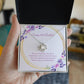 Birthday Gifts for Her: 6th Birthday Gift - Love Knot Necklace with Message Card - For Wife, Girlfriend, Sister, Daughter, Friend