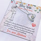 Forever Love Necklace with Message Card : Gifts for Wife - If I Had to Choose Between Loving You and Breathing - For Anniversary