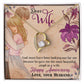 Forever Love Necklace with Message Card : Gifts for Wife - God Must Have Been Looking Out  - For Anniversary