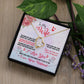 Forever Love Necklace with Message Card : Gifts for Wife - You Make Me Smile Even When I Feel Like Crying - For Anniversary, Birthday