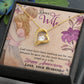 Forever Love Necklace with Message Card : Gifts for Wife - God Must Have Been Looking Out  - For Anniversary