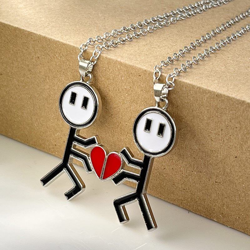 Fashion Personality Cartoon Love Necklace