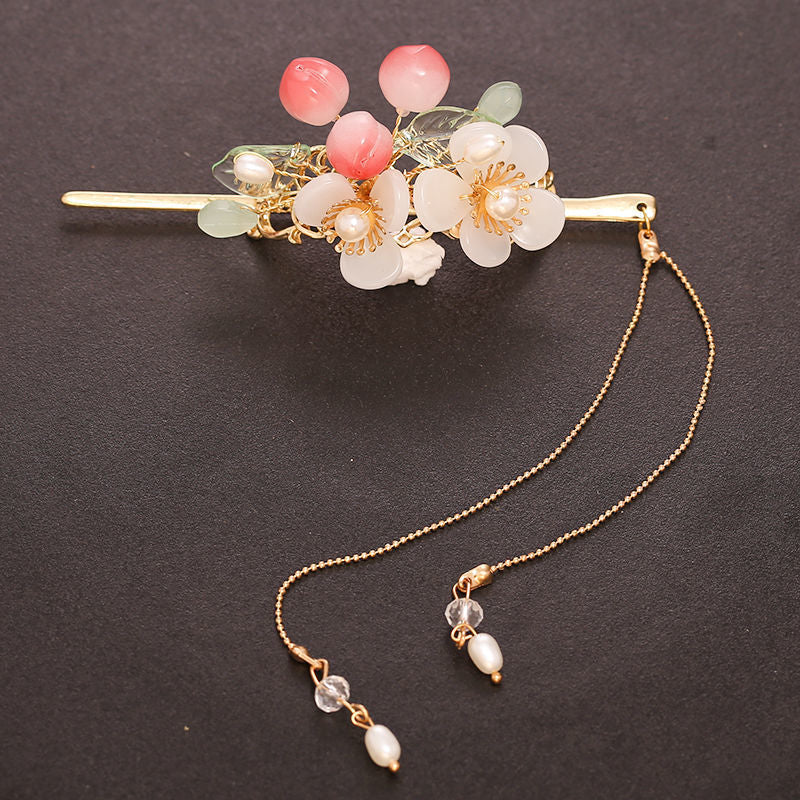 Fashion Tassel Hairpin Crown Antique Headdress