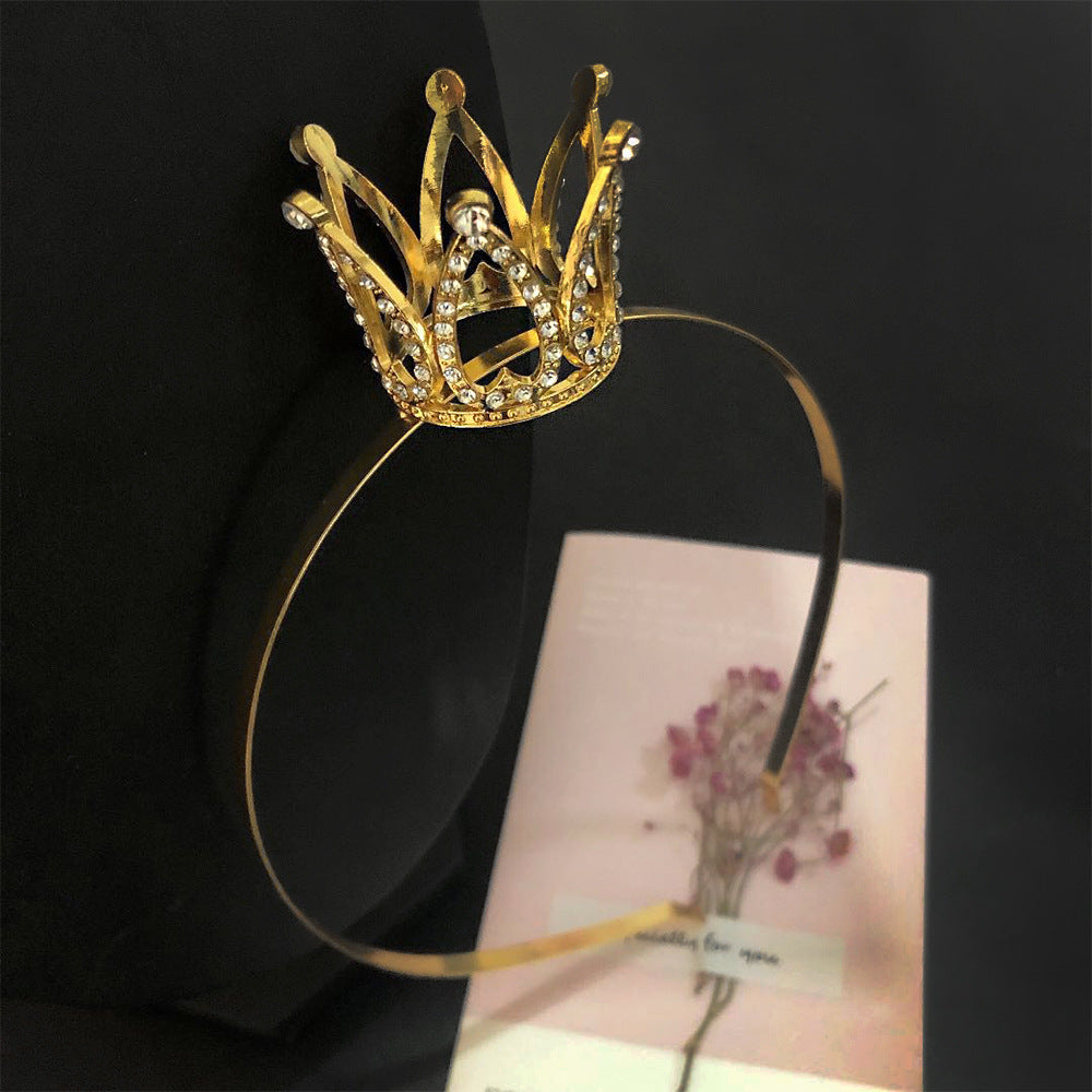 Childrens Festival Show Hair Comb Crown Rhinestone Accessories