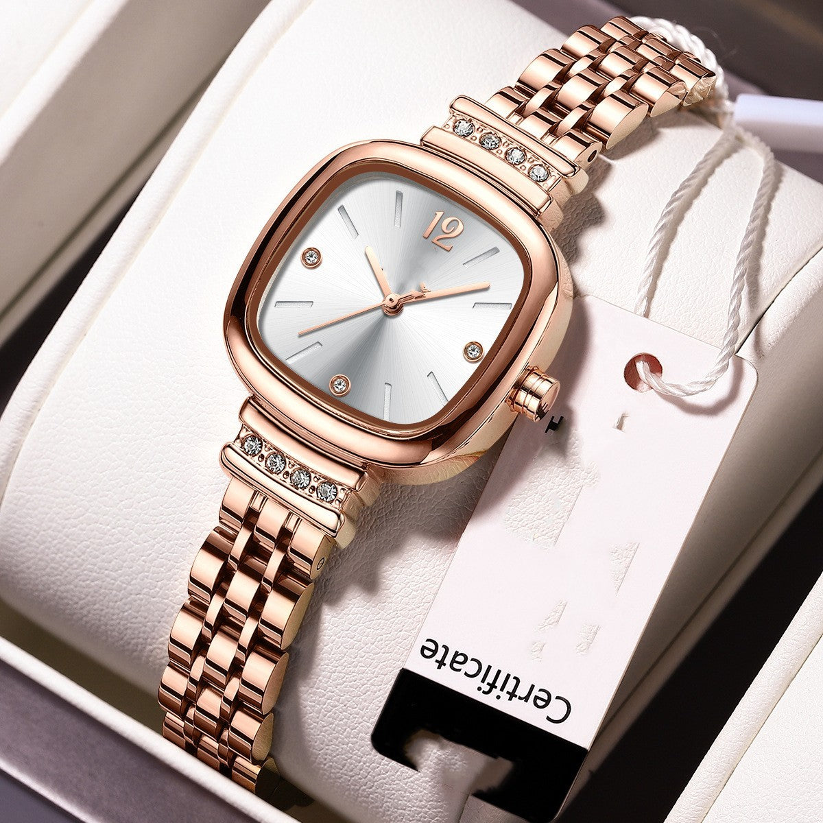 Women's Ultra-thin Square Fashionable Casual Quartz Watch