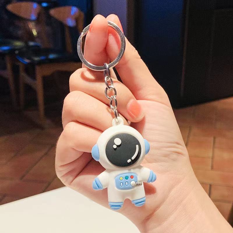 Cartoon Astronaut Keychain PVC Pendant