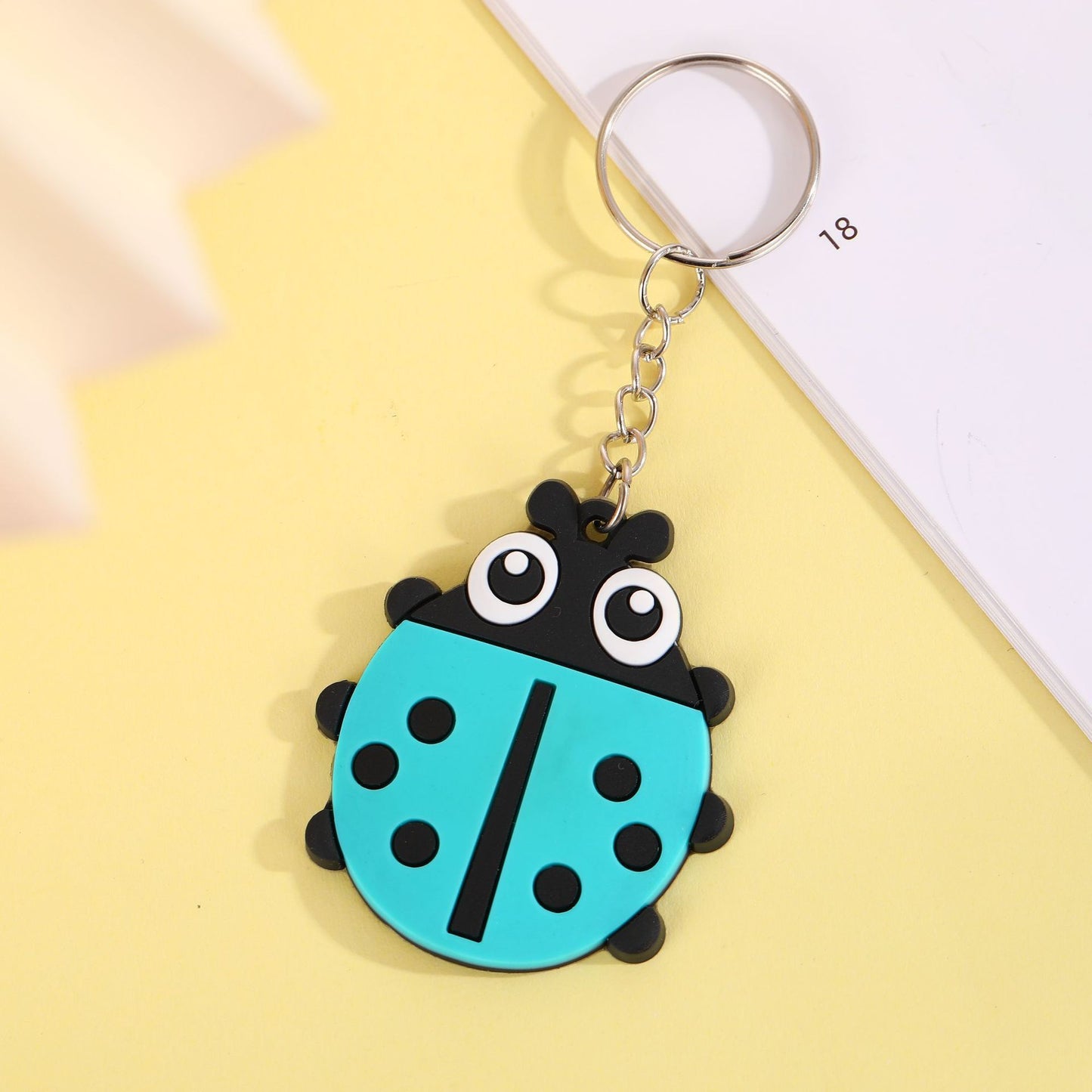 New PVC Soft Rubber Small Gift Cartoon Animal Keychain