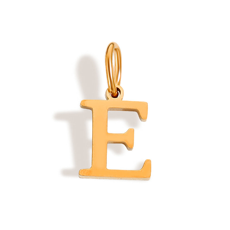 26 Letter Pendant Couple Bracelet Necklace English Pendant