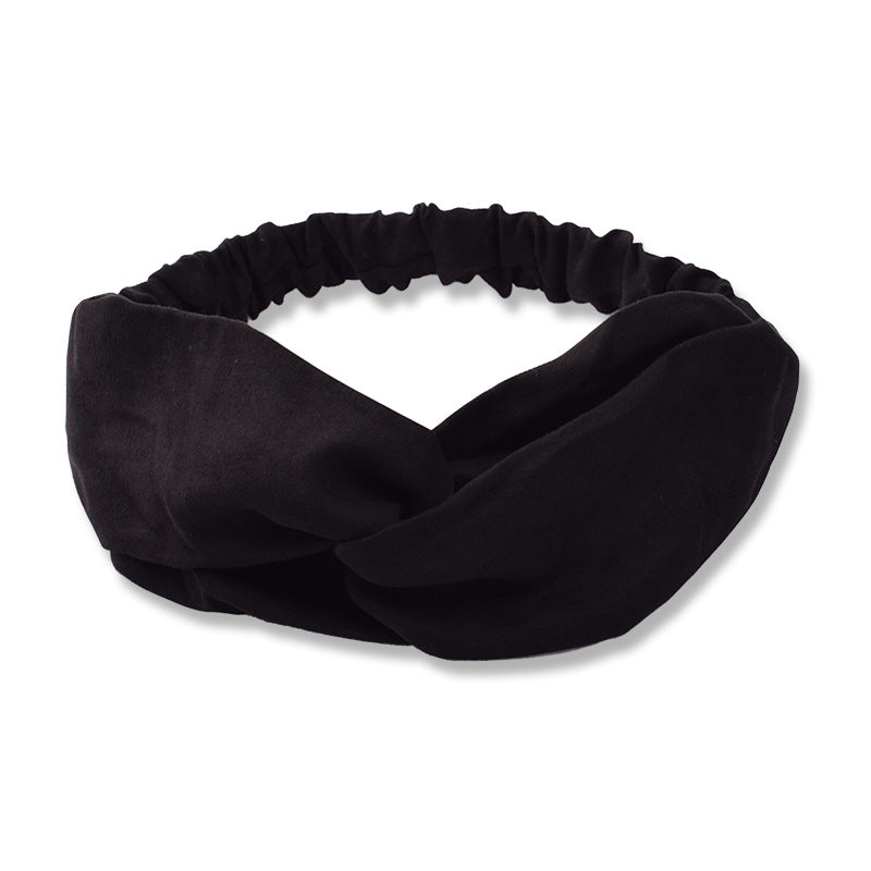 Suede Face Wash Headband Literary Fashion