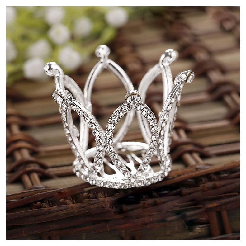 Childrens Festival Show Hair Comb Crown Rhinestone Accessories