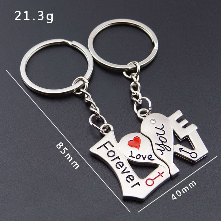 Creative Love Letter Couple Keychain