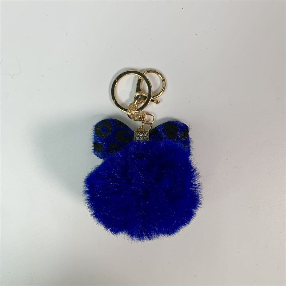 Handstring Wool Ball Bracelet Bag Key Chain Suit