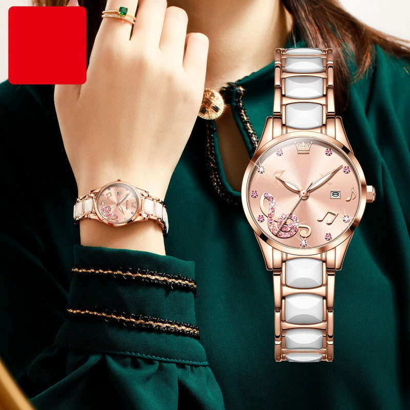 Fashion Diamond Inlaid Women's Quartz Watch