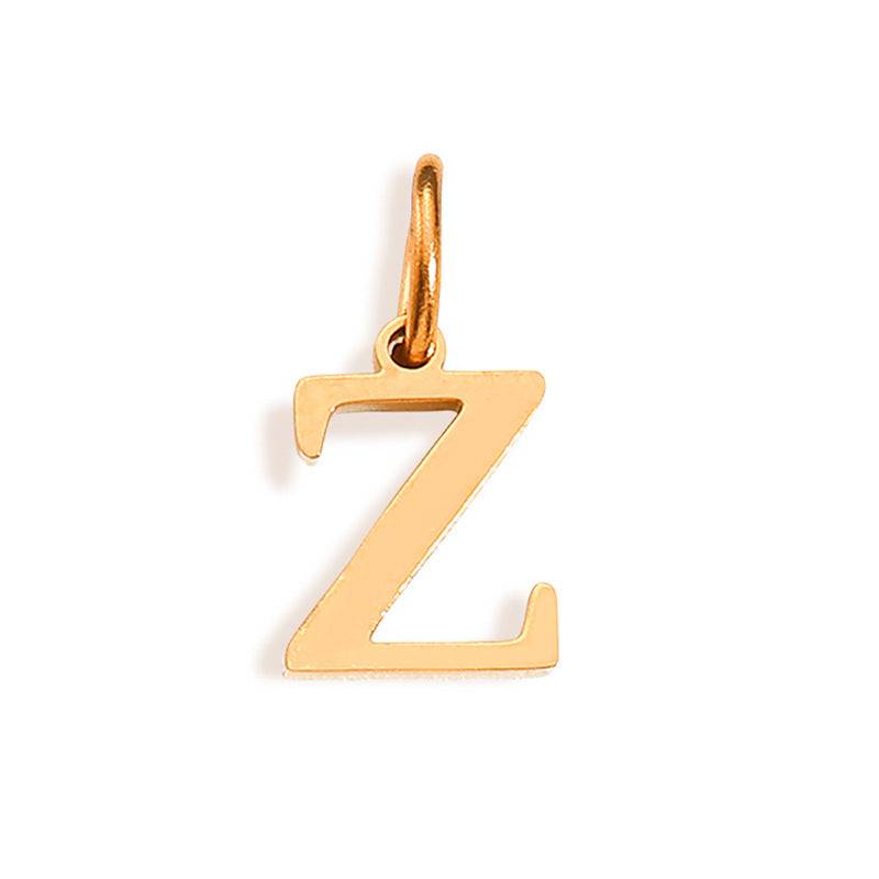 26 Letter Pendant Couple Bracelet Necklace English Pendant