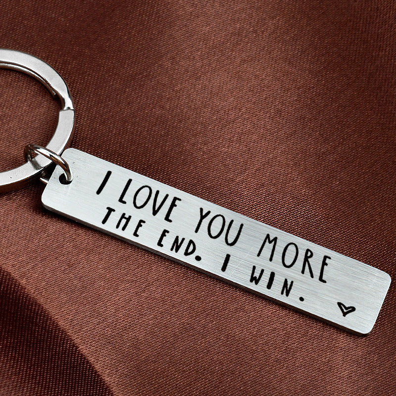 Stainless Steel Rectangular Keychain