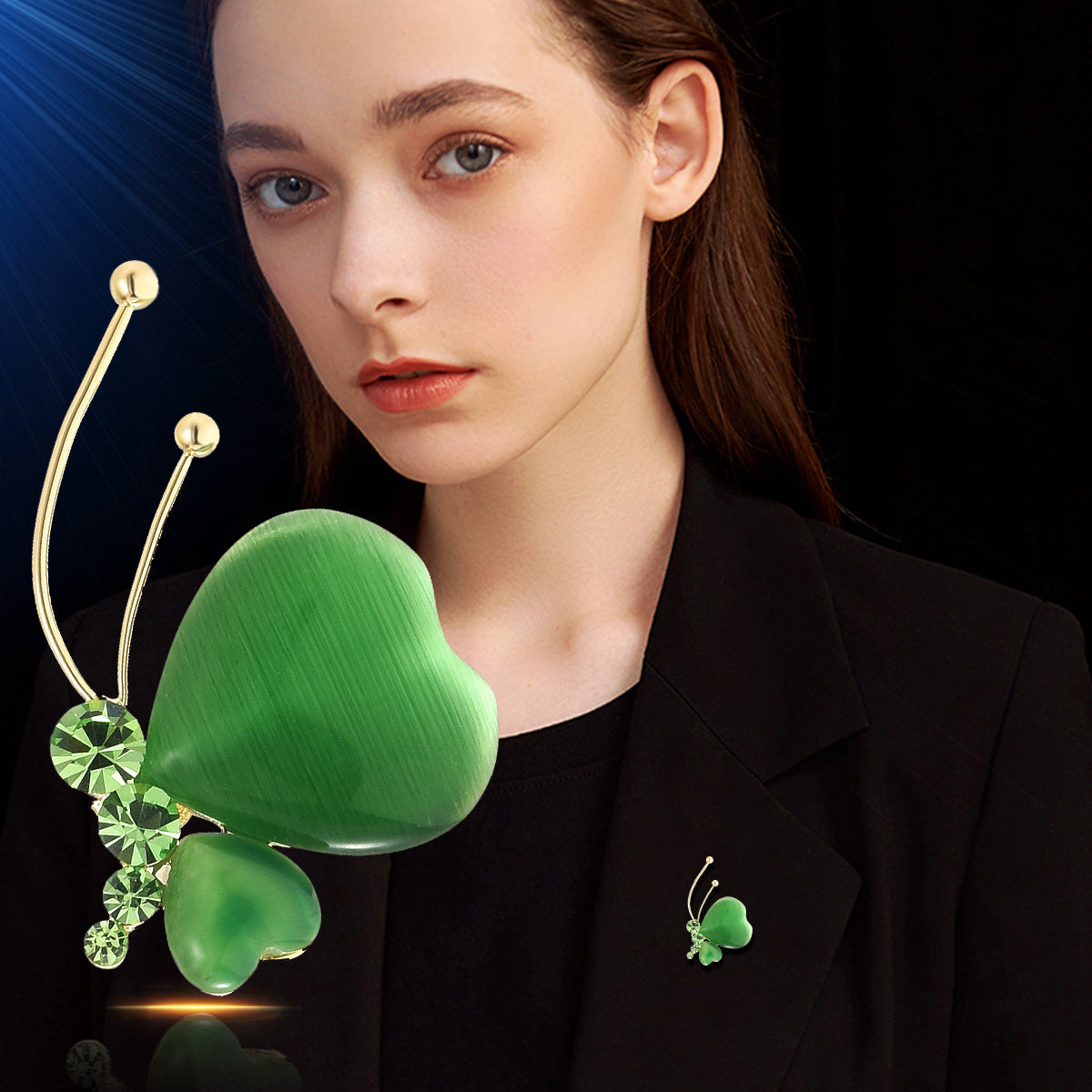 Women's Opal Four-leaf Clover Luxury Brooch