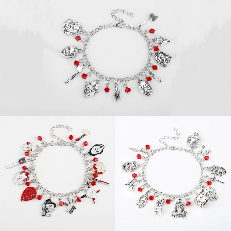 Halloween Ghost And Devil Bracelet Jewelry