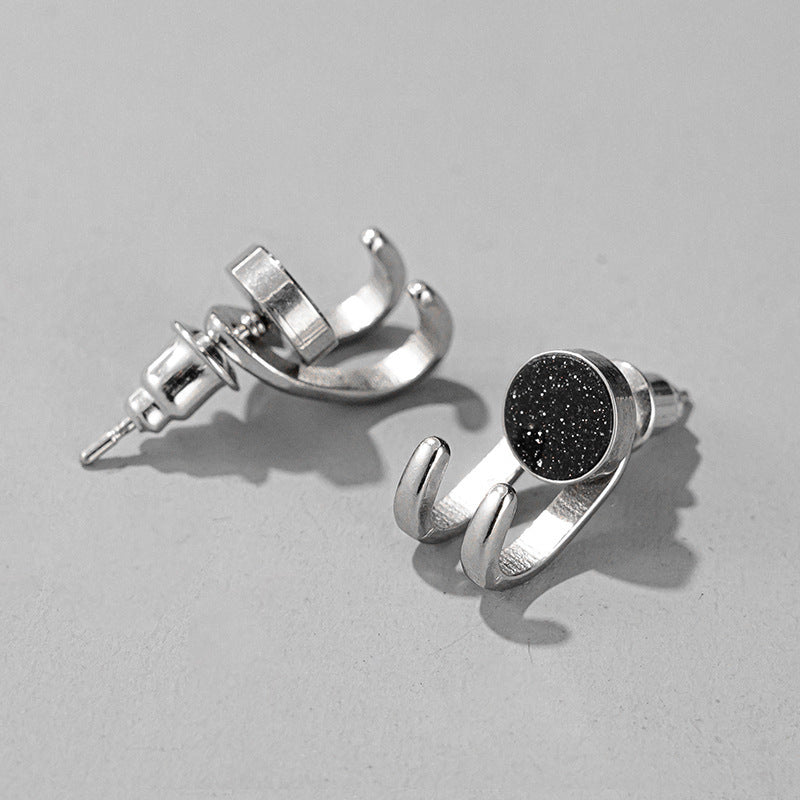 925 Earrings Men's Trend Personality Men